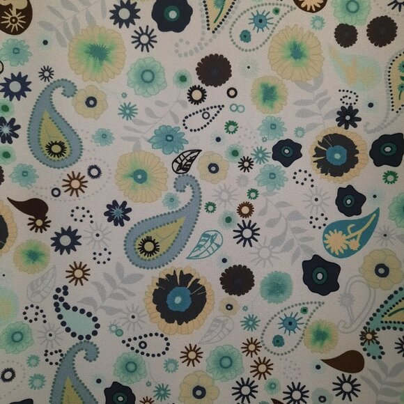 Noracora Blue/Green Dress, Size M - Picture 3 of 4